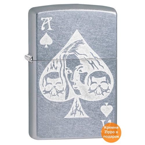 Запальничка Zippo (Зіппо) Ace of Spades Goth 49113