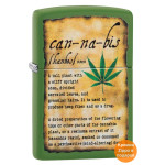 Зажигалка  Zippo (Зиппо) Cannabis Design 49119