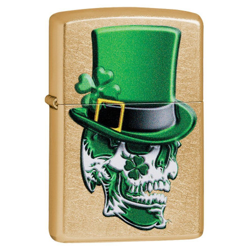 Запальничка Zippo (Зіппо) Irish Skull Design 49121