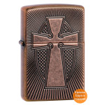 Запальничка  Zippo (Зіппо) Deep Carve Cross Design Armor 49158