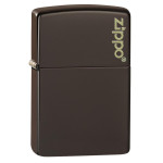 Запальничка Zippo (Зіппо) Reg Brown Matte Logo 49180ZL