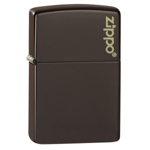 Запальничка Zippo (Зіппо) Reg Brown Matte Logo 49180ZL