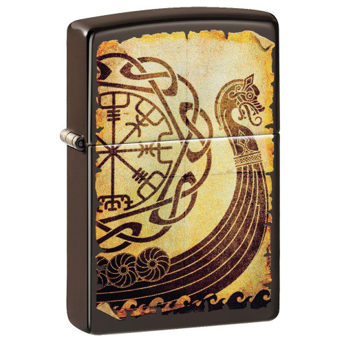Запальничка Zippo ( Зіппо) 49180 Viking Warship Design 49182
