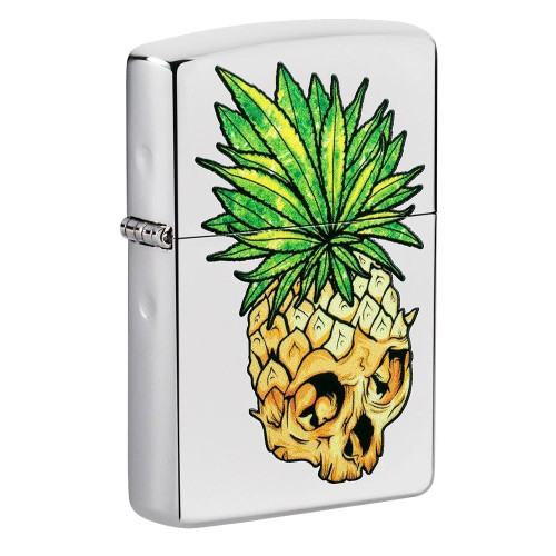 Запальничка Zippo (Зіппо) Leaf Skull Pineapple 49241