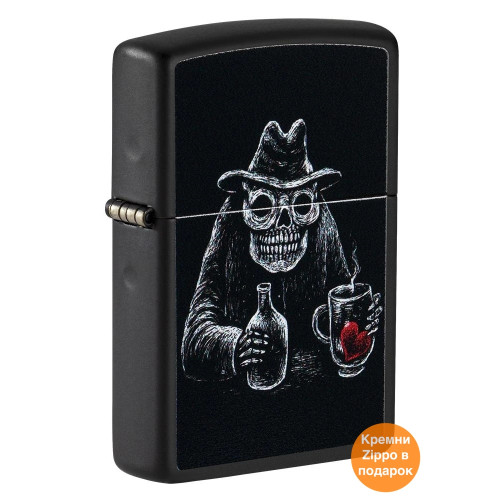 Запальничка Zippo (Зіппо) Bar Skull Design 49254