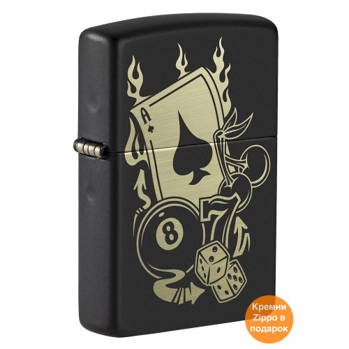 Запальничка Zippo (Зіппо) Gambling Design 49257