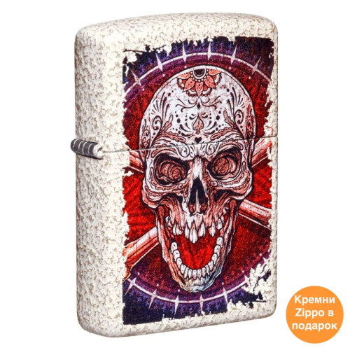 Запальничка Zippo (Зіппо) Skull Design 49410