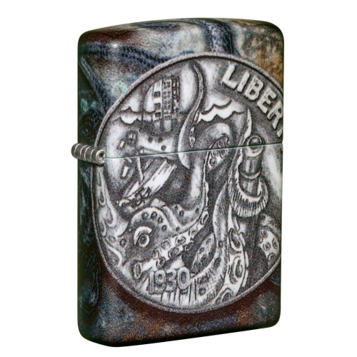 Запальничка Zippo ( Зіппо) 49352 Pirate Coin Design 49434