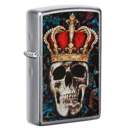 Запальничка Zippo (Зіппо) Skull King Design 49666