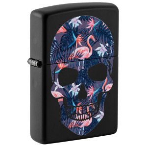 Запальничка Zippo (Зіппо) Flamingo Skull Design 49771
