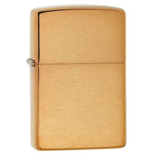 Зажигалка Zippo (Зиппо) BR FIN SOLID BRASS 204B
