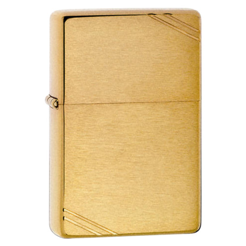 Запальничка Zippo (Зіппо) VINTAGE 1937 BRUSHED FIN BRASS 240