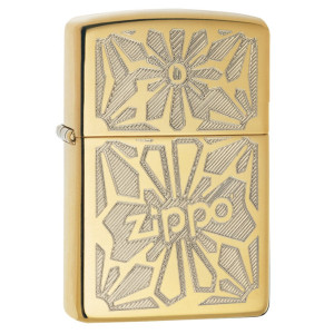Запальничка Zippo (Зіппо) Ornament High Polish Brass 28450