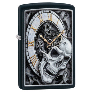 Запальничка Zippo (Зіппо) Skull Clock Design 29854