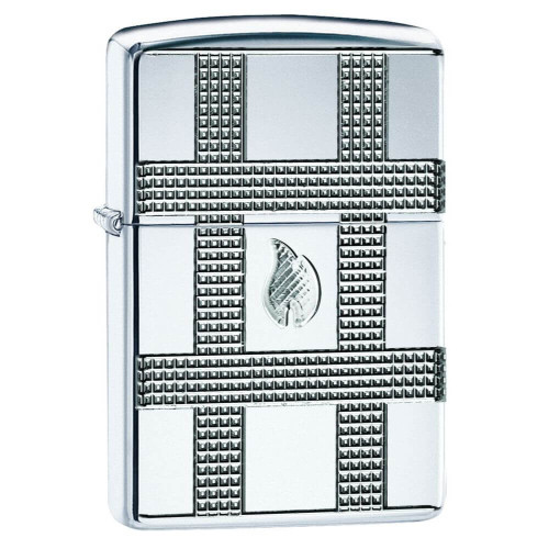 Зажигалка  Zippo (Зиппо) Geometric Weave Design Armor 49079