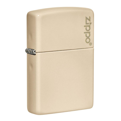 Зажигалка  Zippo (Зиппо) Flat Sand Zippo Logo 49453ZL