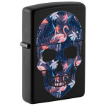 Зажигалка Zippo (Зиппо) Flamingo Skull Design 49771