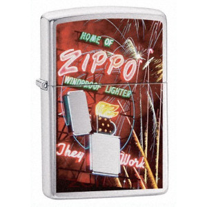 Зажигалка Zippo (Зиппо) NEON SIGN 24069