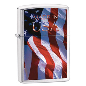 Зажигалка Zippo (Зиппо) MADE IN USA FLAG 24797