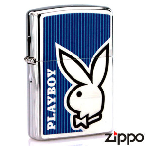 Зажигалка Zippo (Зиппо) PLAYBOY BUNNY BLUE 28261