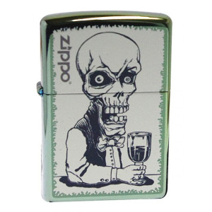 Зажигалка Zippo (Зиппо) Skeleton Bartender 28679