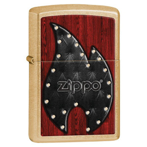 Зажигалка Zippo (Зиппо) Leather Flame 28832
