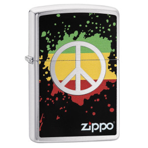 Зажигалка Zippo (Зиппо) Peace Splash 29606