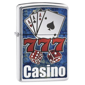 Зажигалка Zippo (Зиппо) Fusion Casino 29633