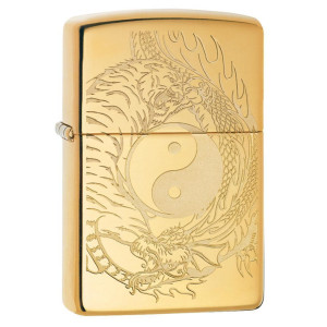 Зажигалка  Zippo (Зиппо) Tiger and Dragon Design 49024