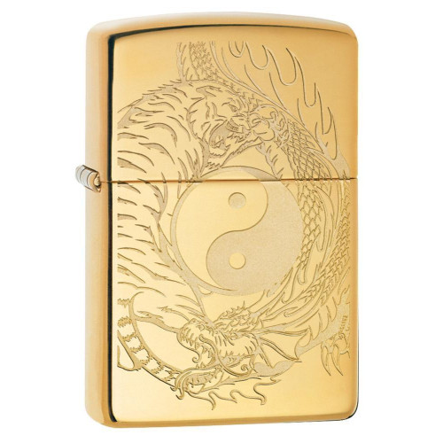 Зажигалка  Zippo (Зиппо) Tiger and Dragon Design 49024