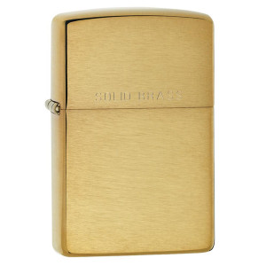 Запальничка Zippo (Зіппо) BR FIN SOLID BRASS 204