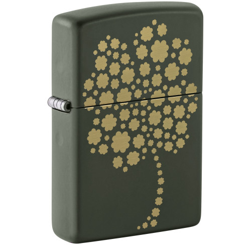Запальничка Zippo (Зіппо) Four Leaf Clover Design 48501