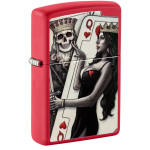 Запальничка Zippo (Зіппо) Skull King Queen Beauty 48624