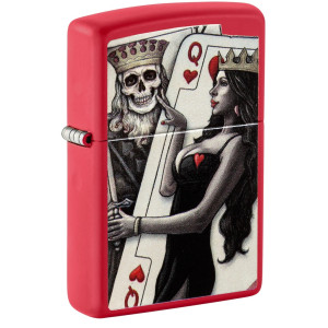 Запальничка Zippo (Зіппо) Skull King Queen Beauty 48624