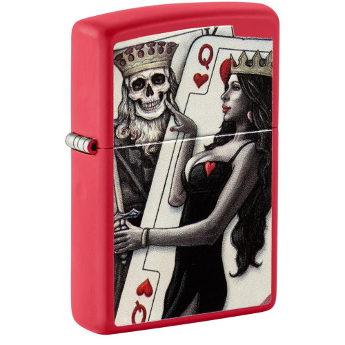 Запальничка Zippo (Зіппо) Skull King Queen Beauty 48624