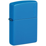 Зажигалка Zippo (Зиппо) Sky Blue Zippo Logo 48628 ZL