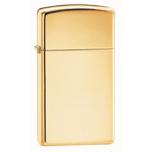 Запальничка Zippo (Зіппо) вузька HIGH POLISH BRASS 1654 B