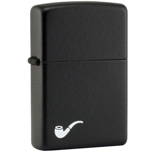 Зажигалка Zippo (Зиппо) трубочная BLACK MATTE PIPE LIGHTER 218PL