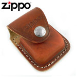 Чохол Zippo (Зіппо) коричневий з кліпсою LPCB