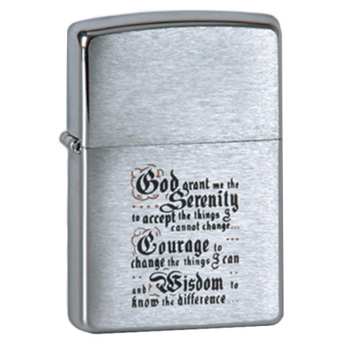 Запальничка Zippo (Зіппо) з молитвою 200.114