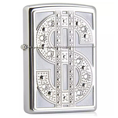 Запальничка Zippo (Зіппо) BLING EMBLEM 20904