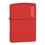 Запальничка Zippo (Зіппо) RED MATTE w/ZIPPO LOGO 233ZL