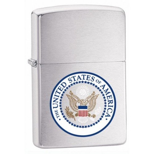 Запальничка Zippo (Зіппо) U.S. SEAL HIGH BRUSHED CHROME 24347