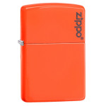 Запальничка Zippo (Зіппо) Neon Orange Lighter LOGO 28888ZL