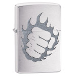 Зажигалка Zippo (Зиппо) Tattoo Fire and Fist 29428