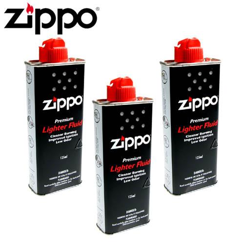 Набор из 3 Топливо Zippo (Зиппо) 125 ml