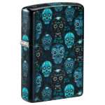 Зажигалка Zippo (Зиппо) Sugar Skulls Design 46017