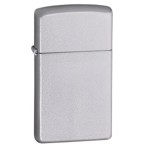 Запальничка Zippo (Зіппо) вузька SATIN CHROME 1605