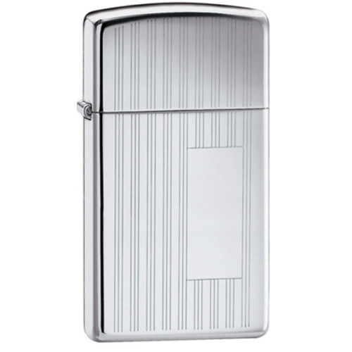 Запальничка Zippo (Зіппо) вузька RIBBON HIGH POLISH CHROME 1615