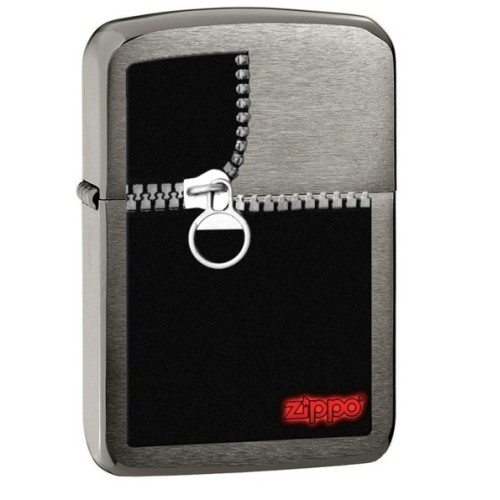 Запальничка Zippo (Зіппо) Vintage 1941 ZIPPED BLACK ICE 28326
